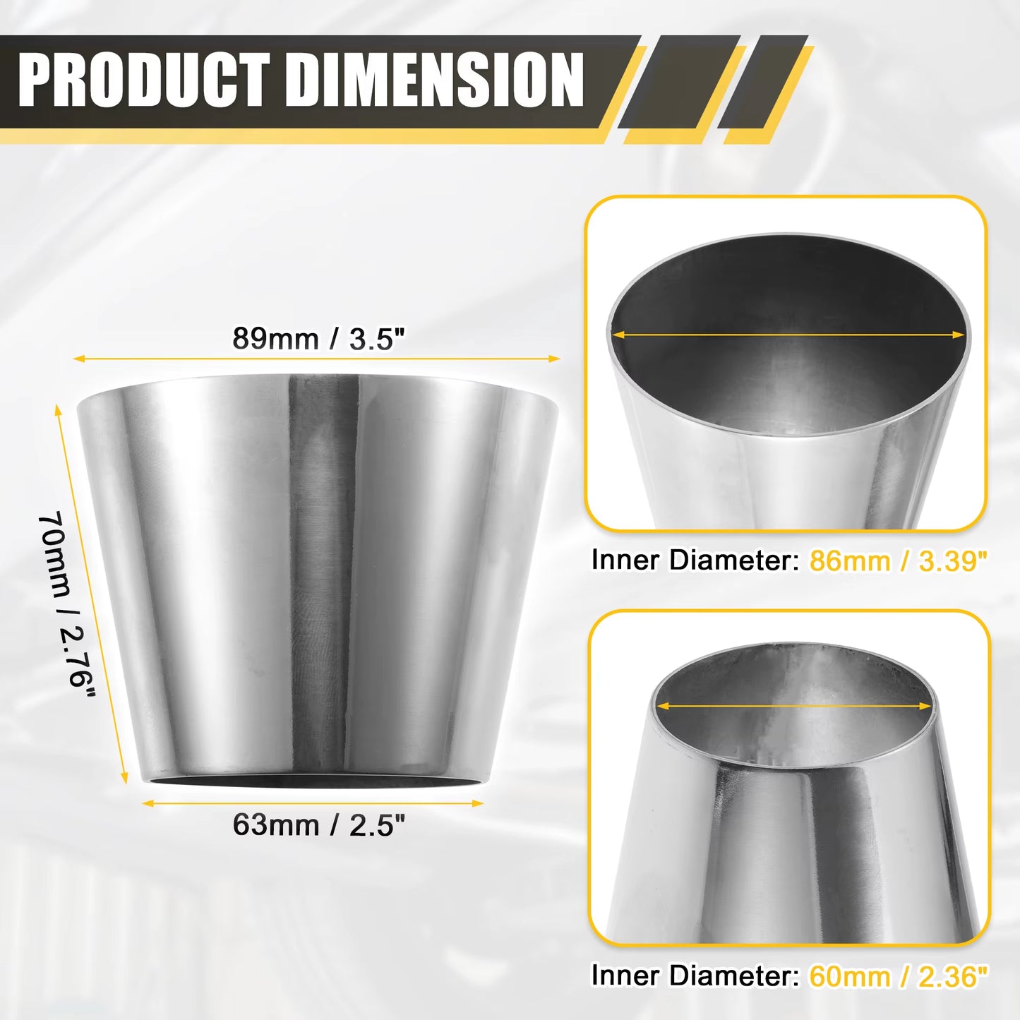 Mandrel Exhaust Pipe 304 Stainless Steel