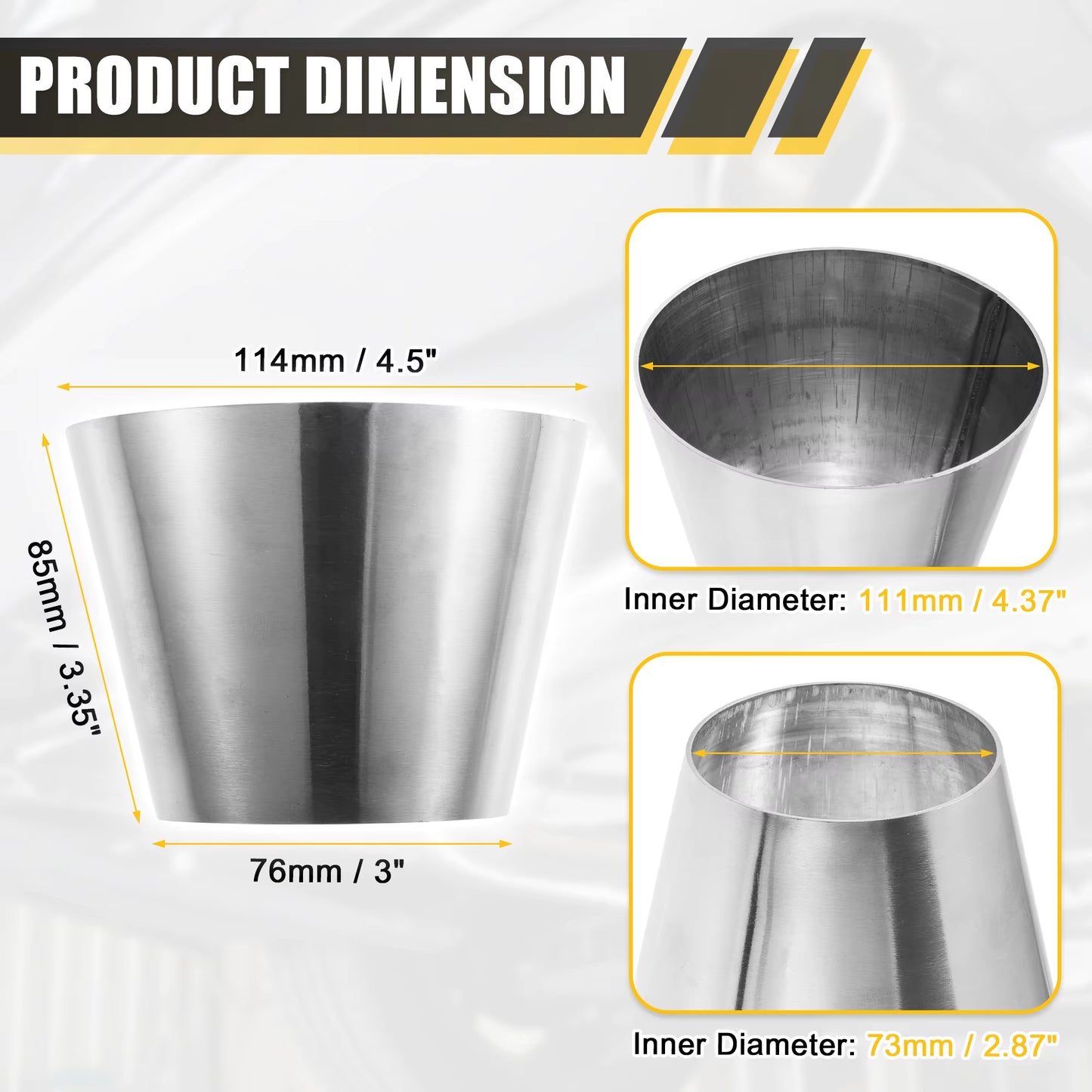 Mandrel Exhaust Pipe 304 Stainless Steel
