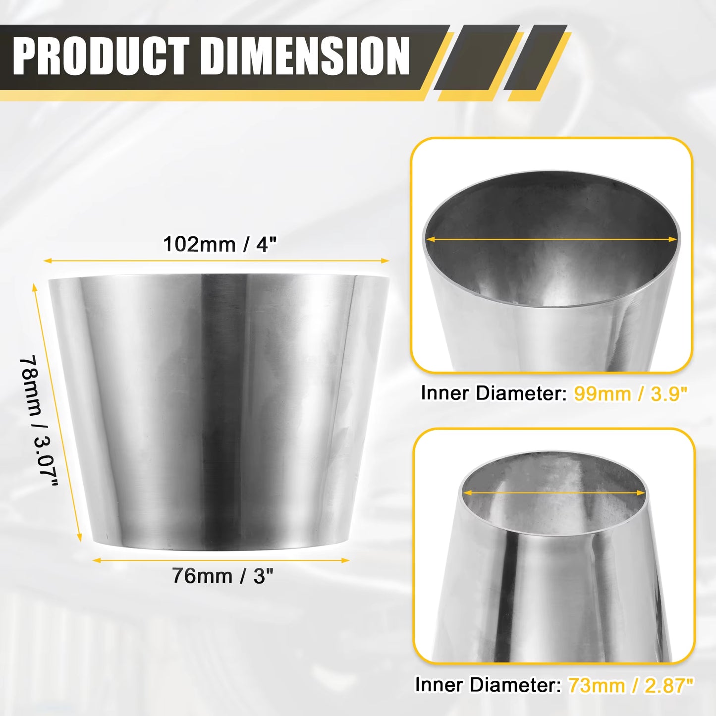 Mandrel Exhaust Pipe 304 Stainless Steel