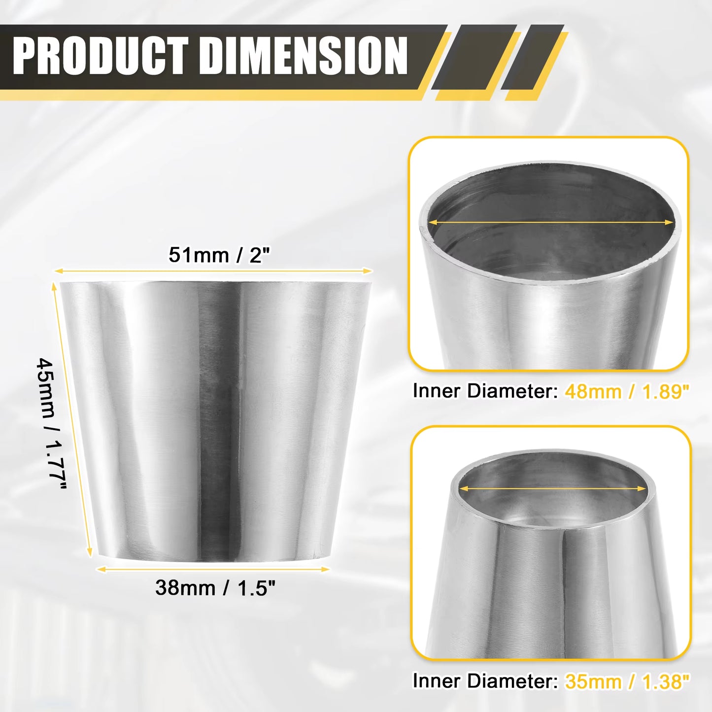 Mandrel Exhaust Pipe 304 Stainless Steel