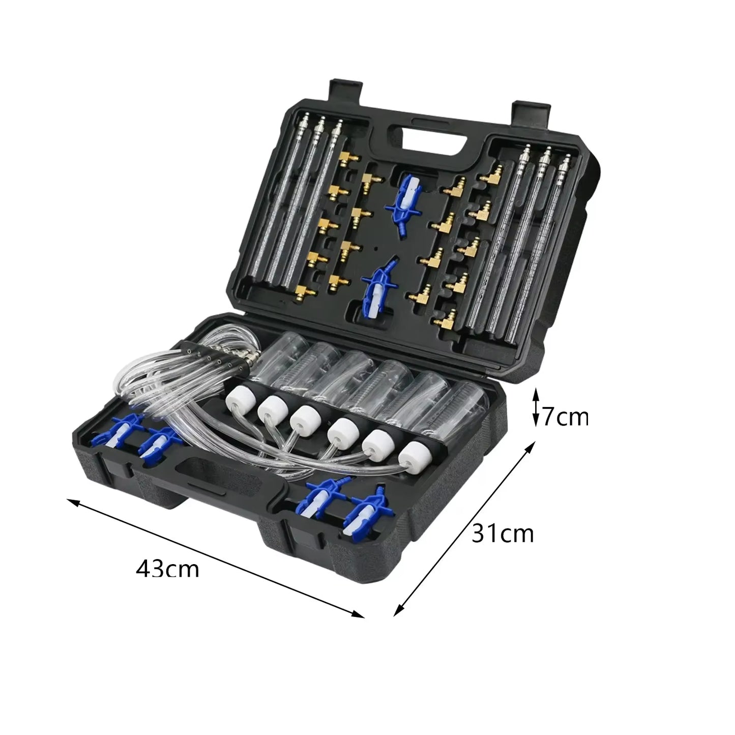 Ensemble De Test De Débitmètre D'Injecteur Diesel, Outils De Réparation Automobile Pour Véhicule Camion Injecteur De Carburant Injecteurs D'Huile Facile À Installer Auto