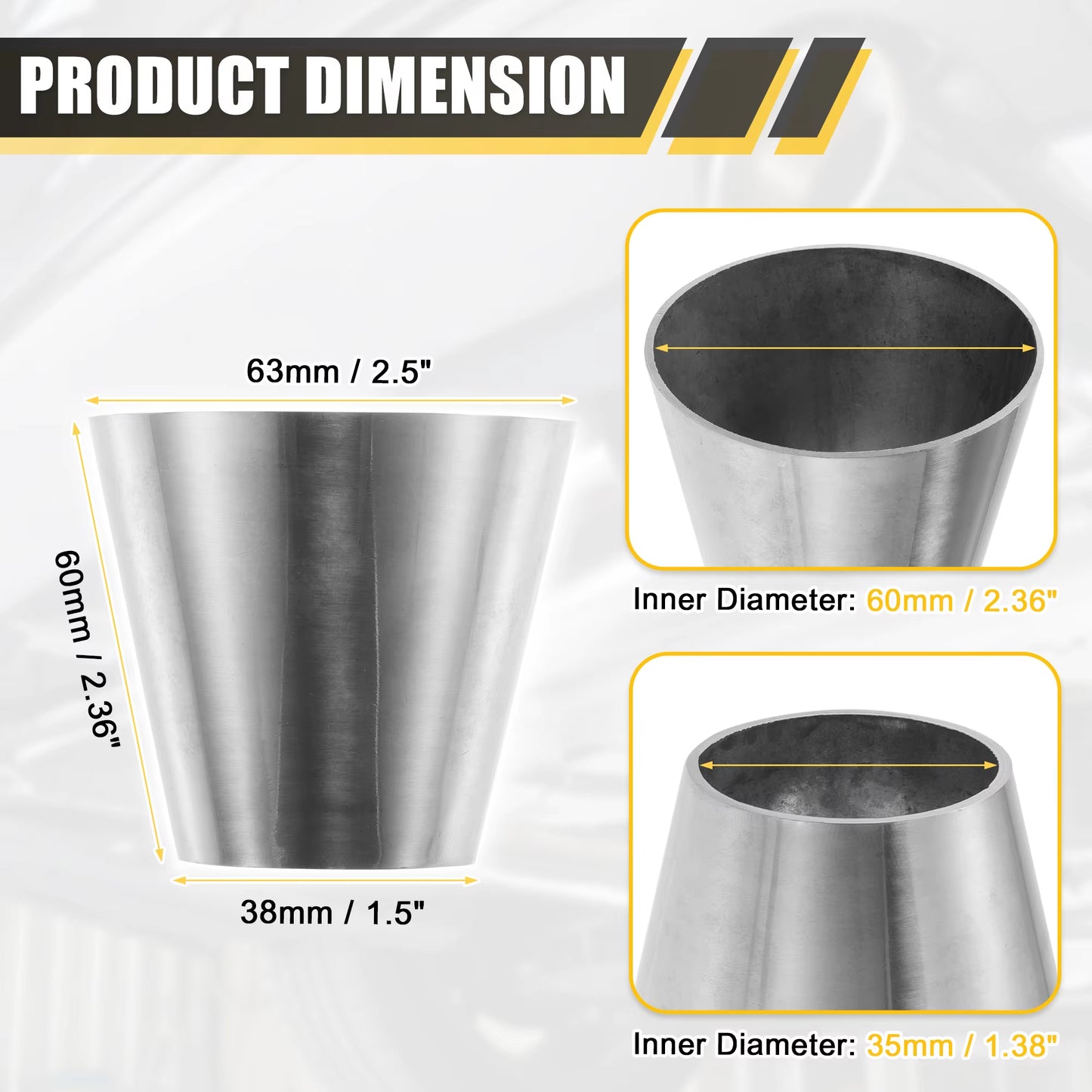 Mandrel Exhaust Pipe 304 Stainless Steel