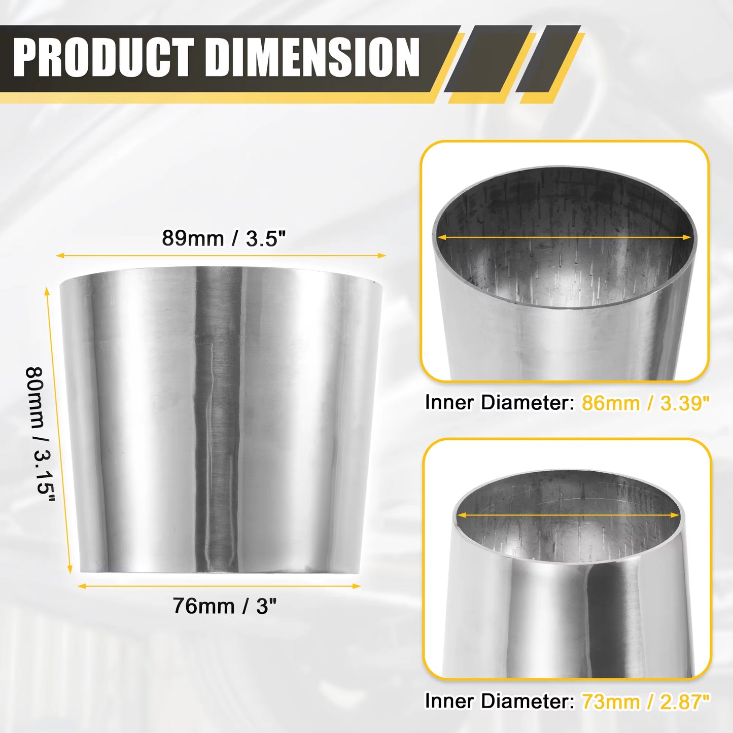 Mandrel Exhaust Pipe 304 Stainless Steel