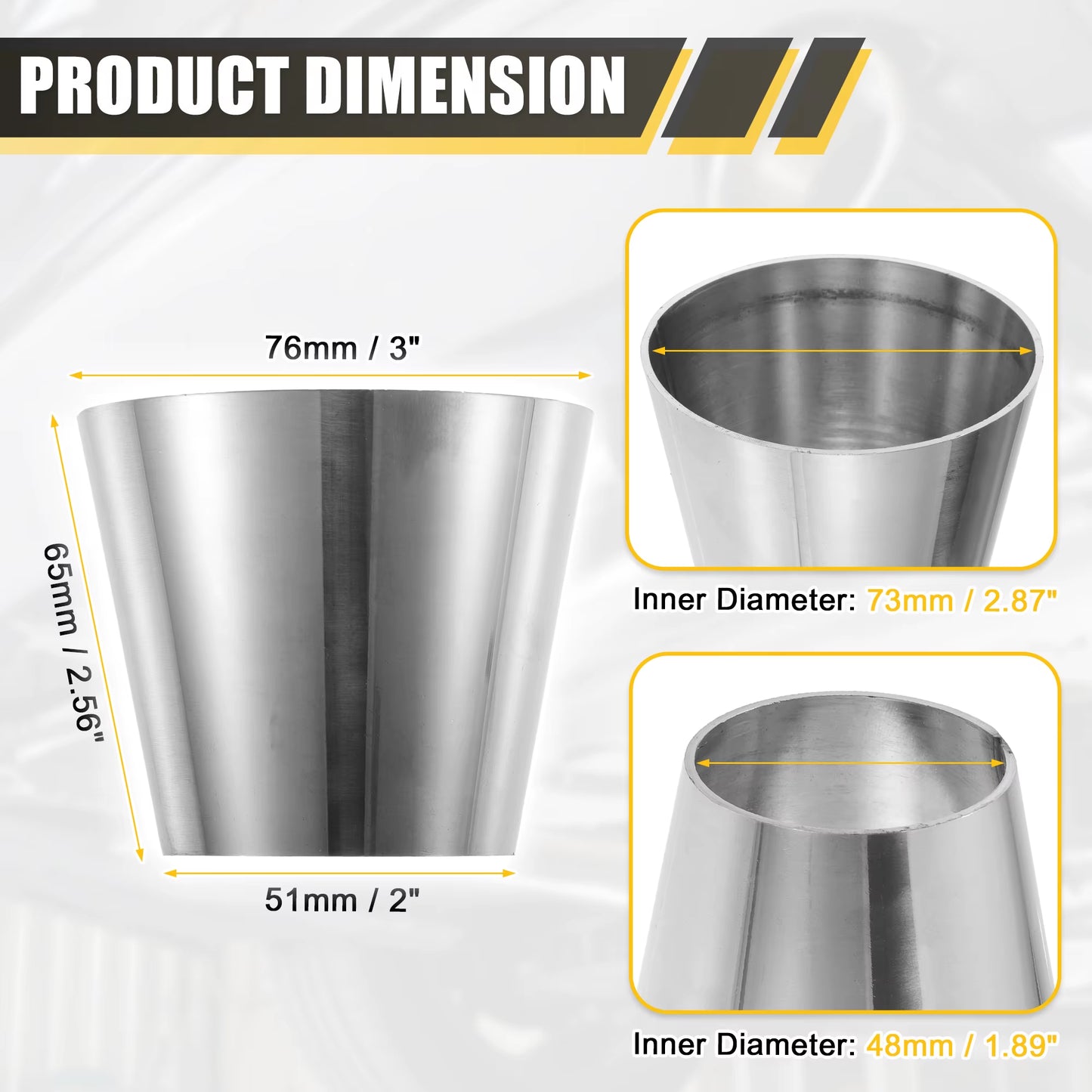 Mandrel Exhaust Pipe 304 Stainless Steel
