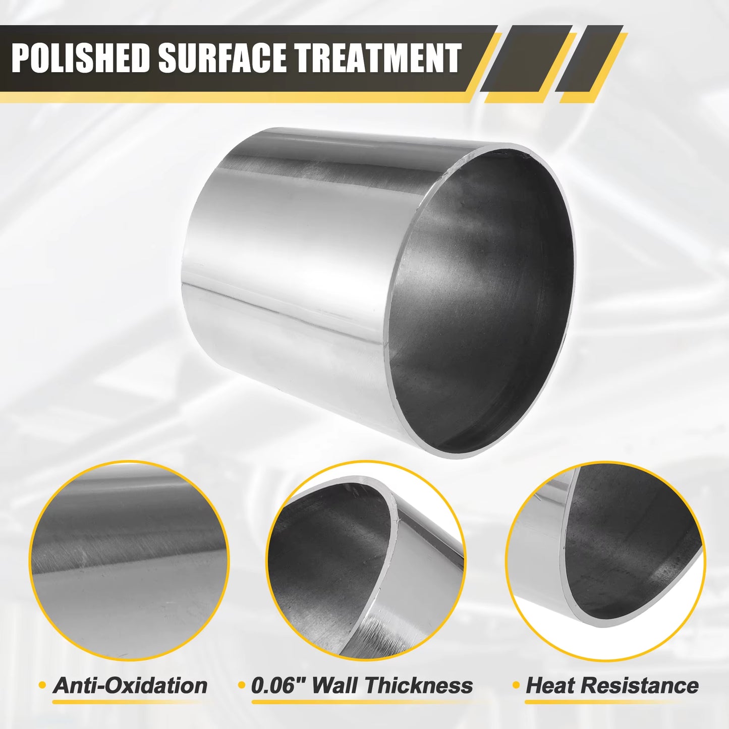 Mandrel Exhaust Pipe 304 Stainless Steel