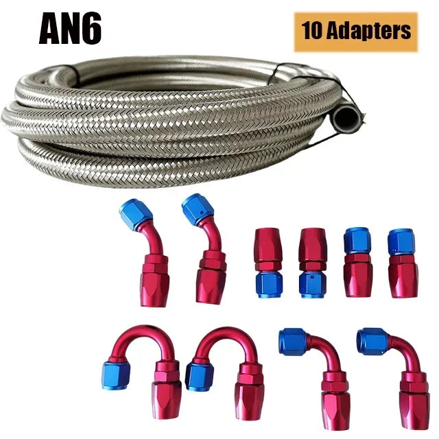 Stainless Steel PTFE Fuel Hose
