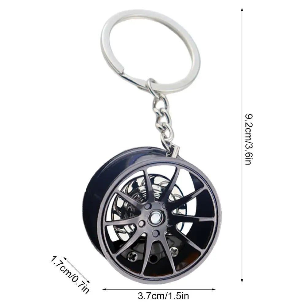 Wheel Hub Car Key Chain
