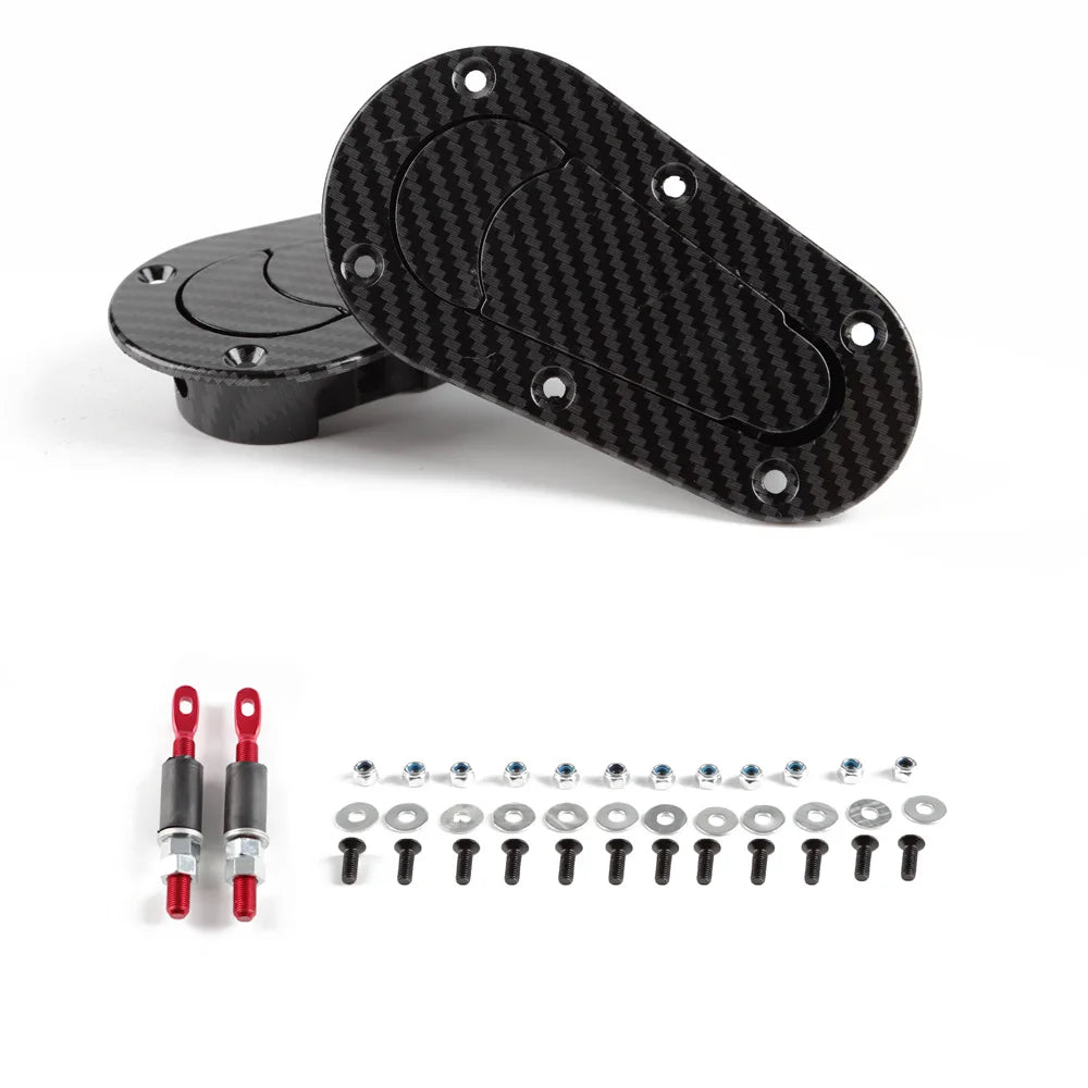 Black / Carbon Fiber Universal Racing Car Hood Pin