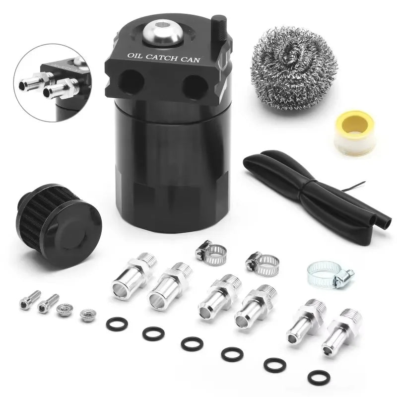 Universal Oil Catch Can Kit With adapter