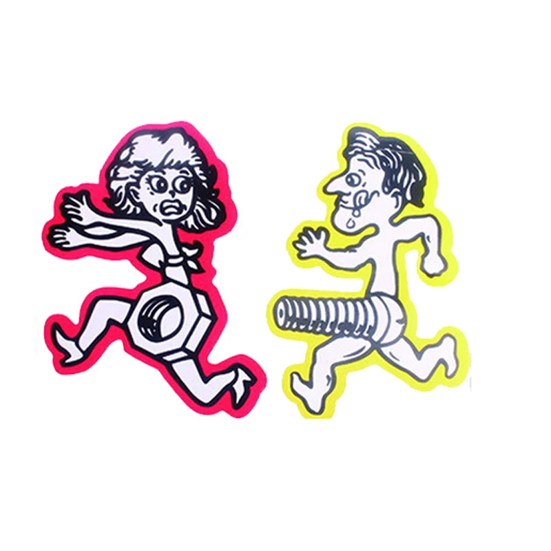 Car Sticker Funny Creative Men Chase Women