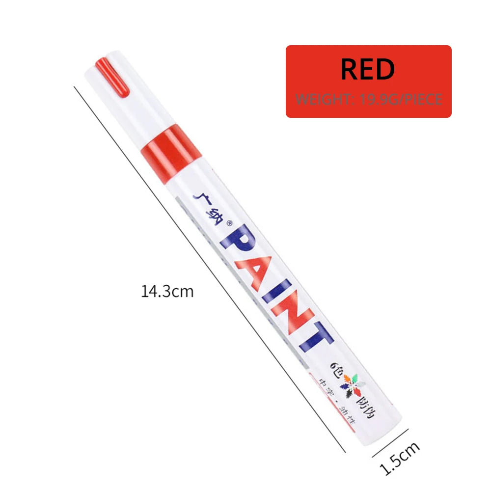 Waterproof Cars Wheel Tire Oily Mark Pen