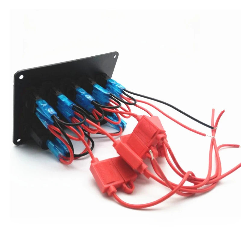 Button Rocker Toggle Switch Panel