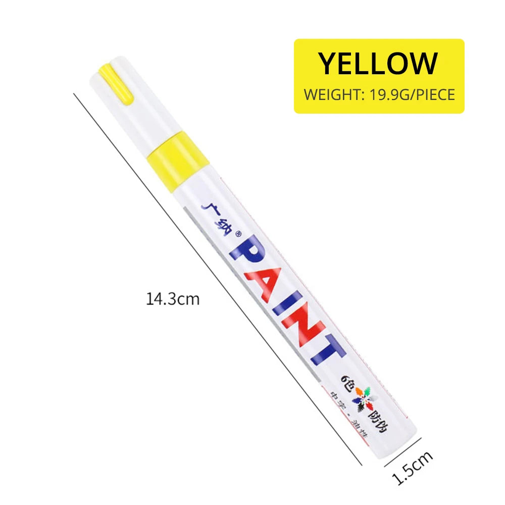Waterproof Cars Wheel Tire Oily Mark Pen