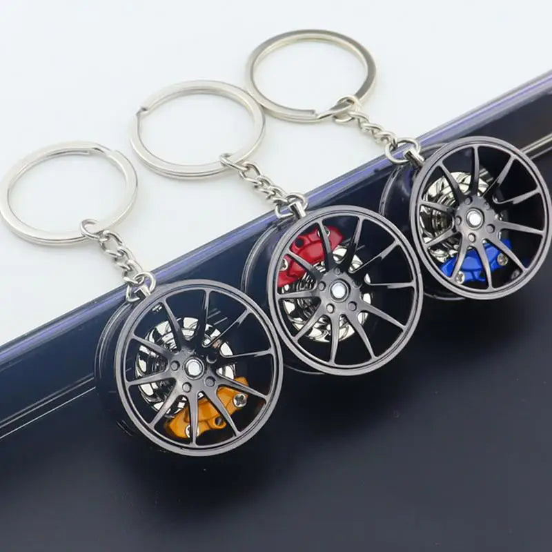 Wheel Hub Car Key Chain