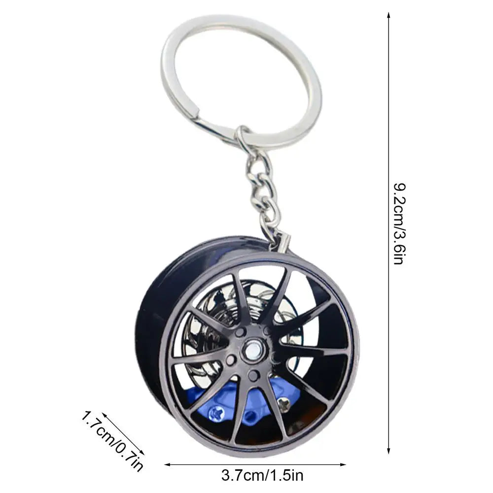 Wheel Hub Car Key Chain