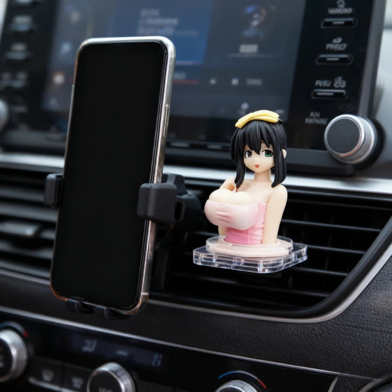 Cute Shaking Chest Girls Car