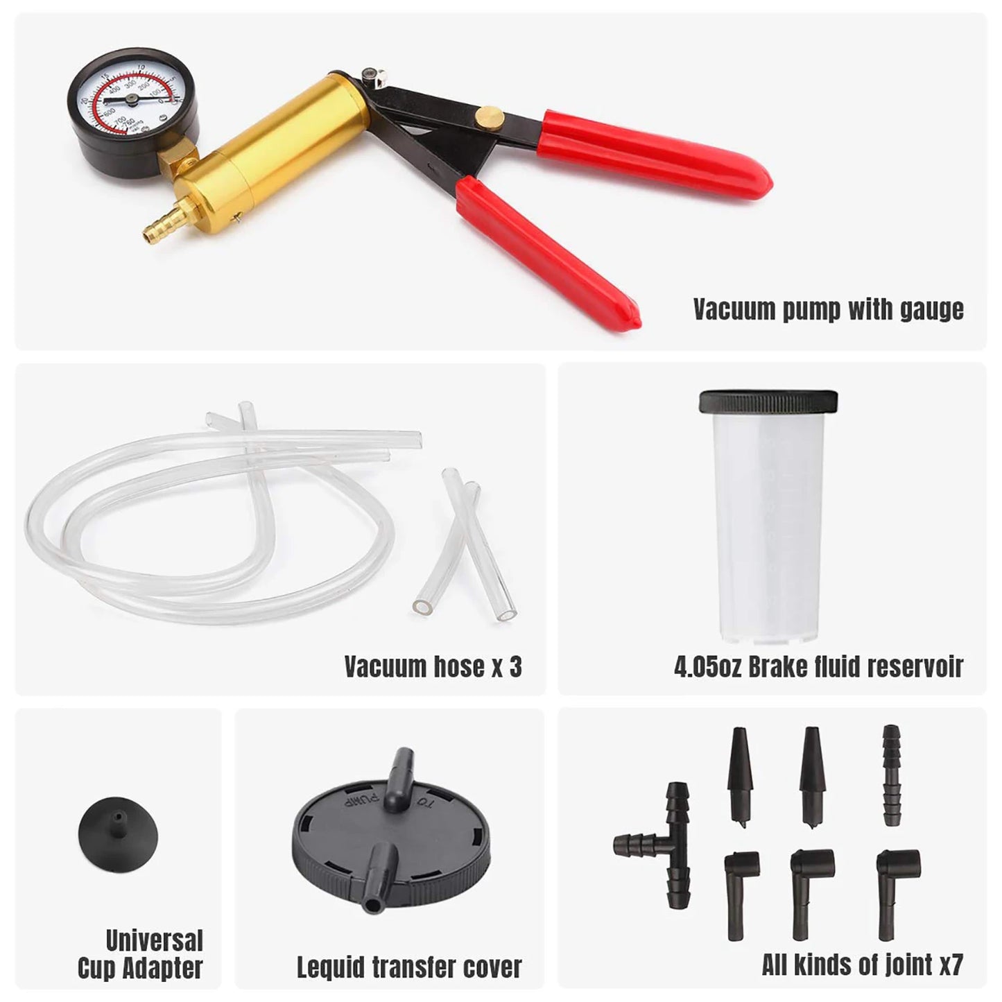 Brake Bleeder Kit Hand held Vacuum Pump