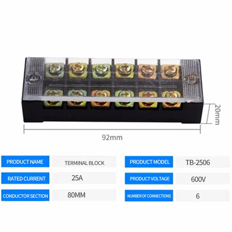 Dual Row Barrier Screw Terminal