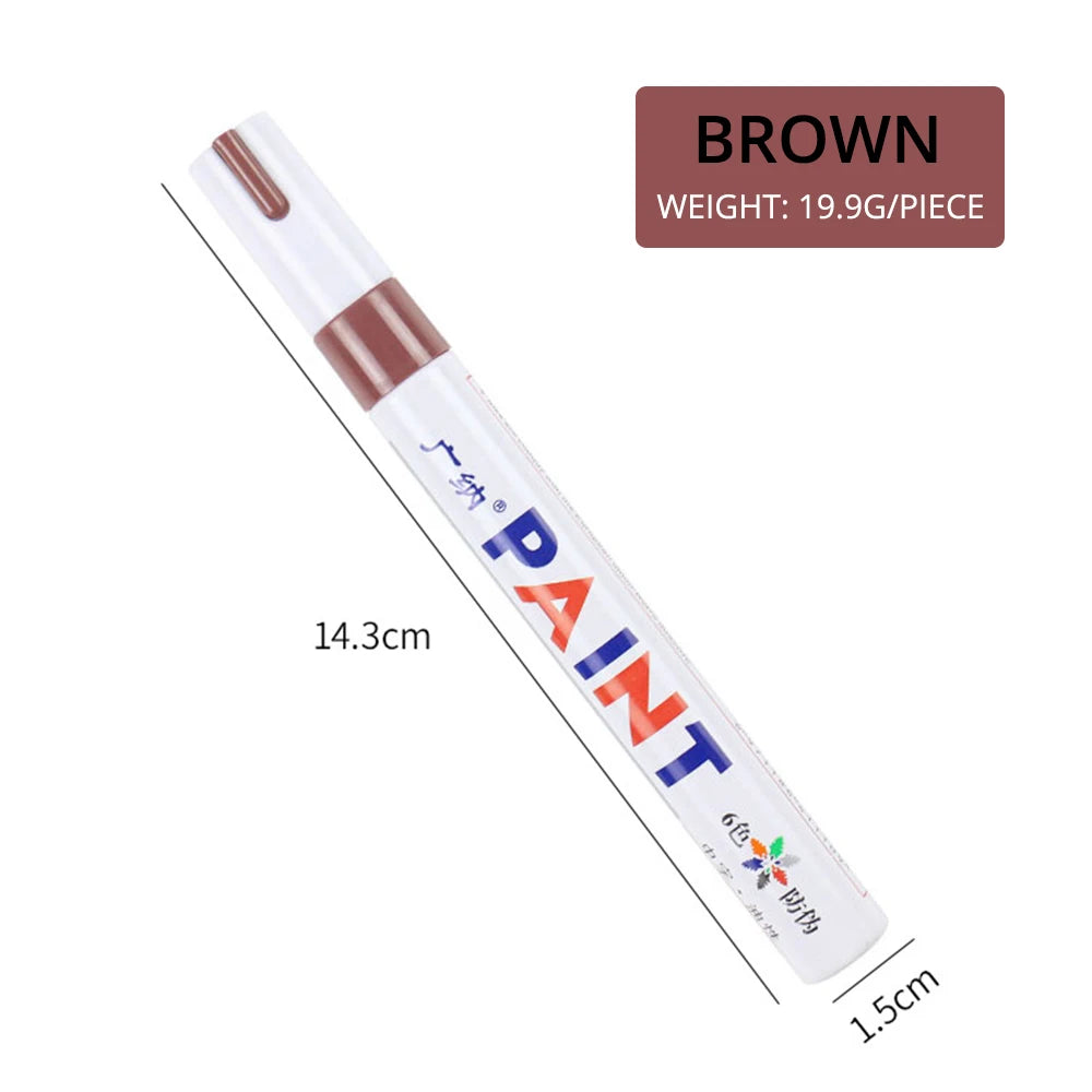 Waterproof Cars Wheel Tire Oily Mark Pen