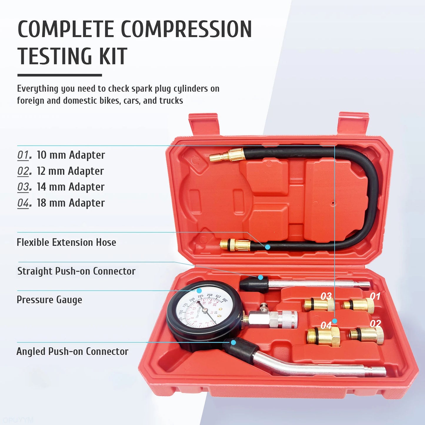 Gasoline Engine Compression Meter