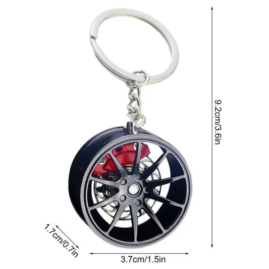 Wheel Hub Car Key Chain