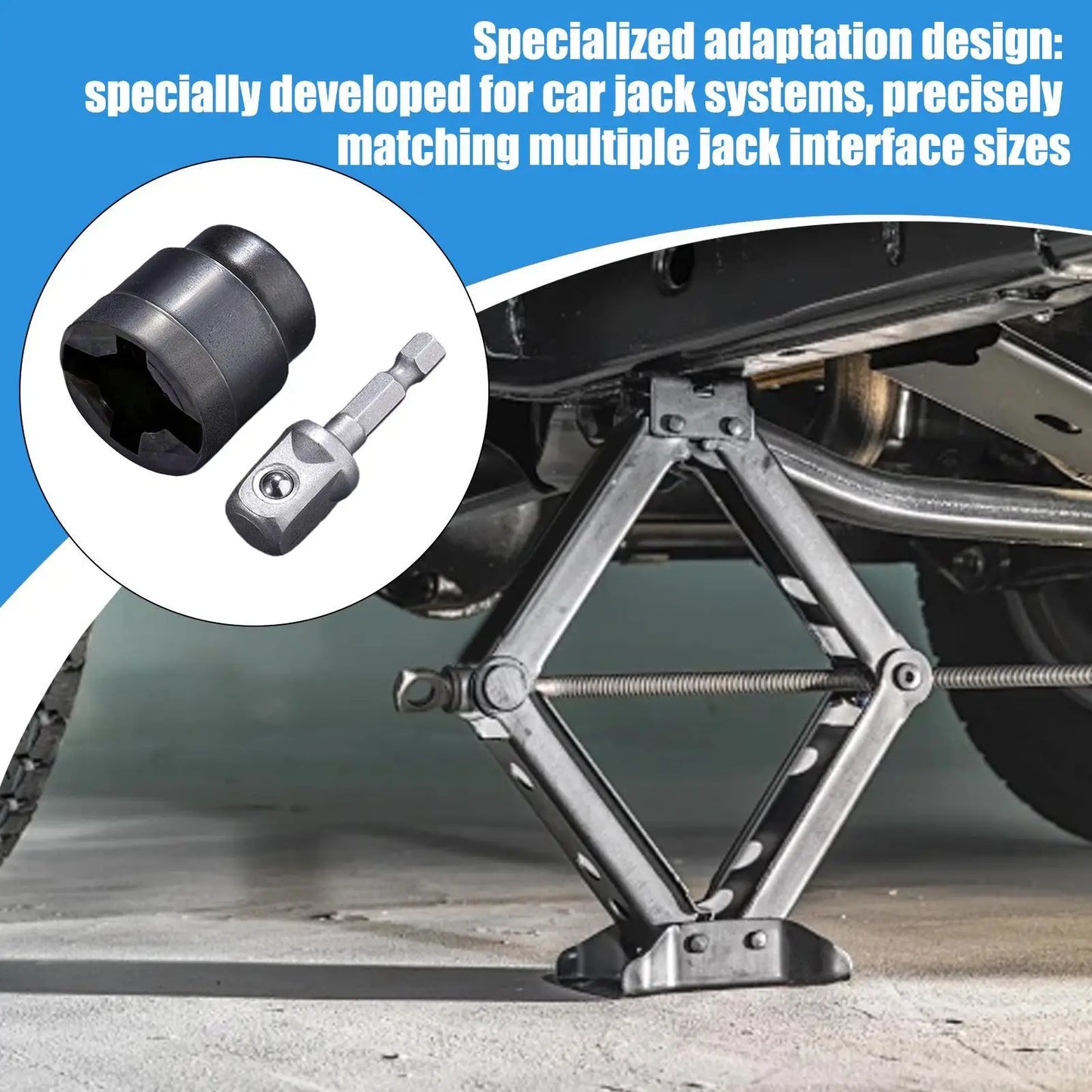Scissor Car Jack Adapter