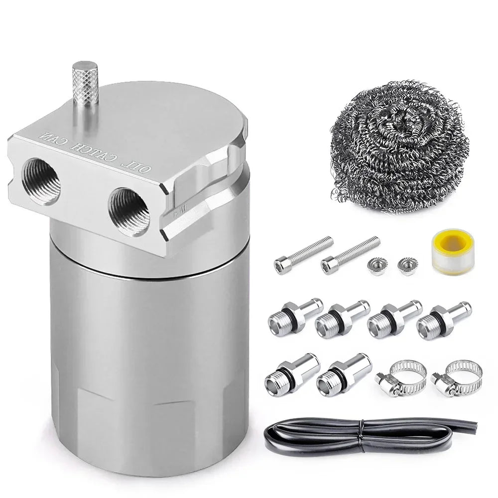 Universal Oil Catch Can Kit With adapter
