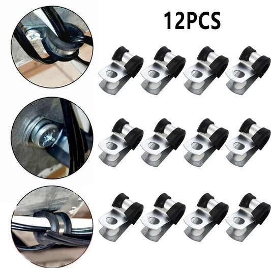 Metal P Clips Rubber