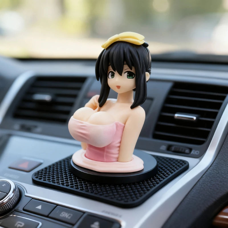 Cute Shaking Chest Girls Car