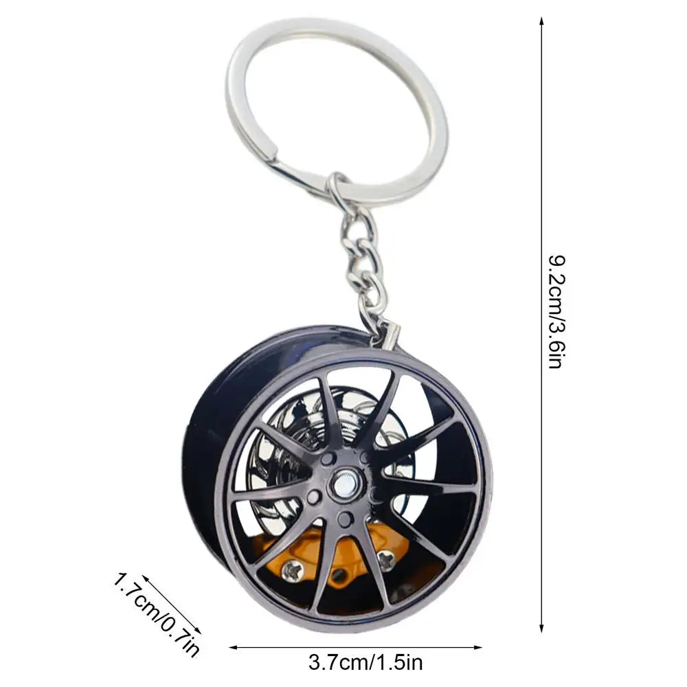 Wheel Hub Car Key Chain