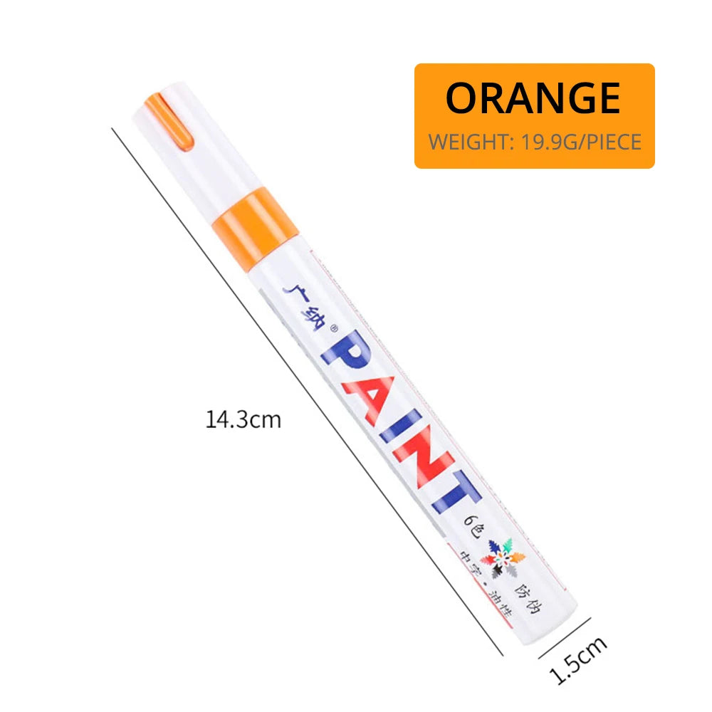Waterproof Cars Wheel Tire Oily Mark Pen