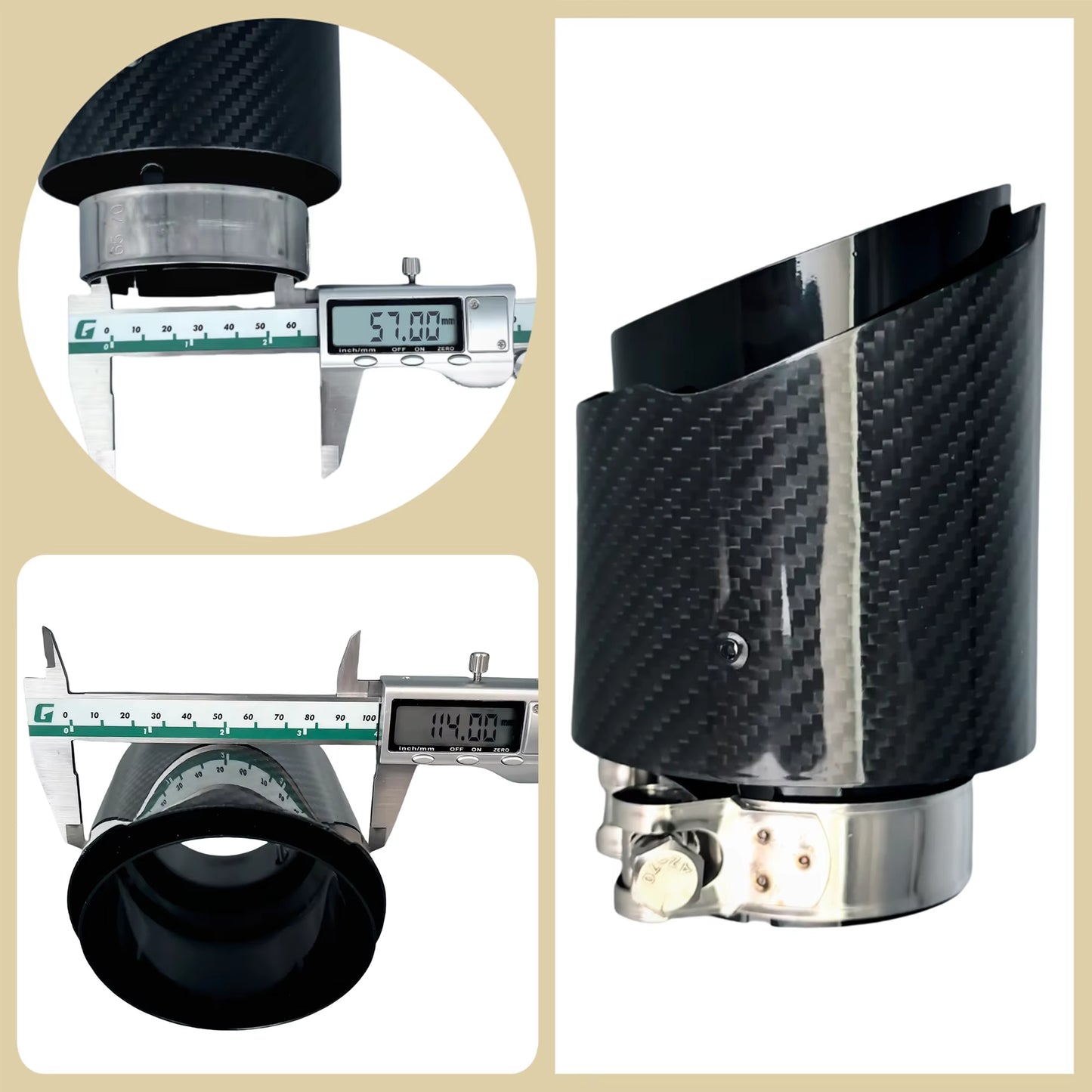 Carbon Fibre Exhaust Tip