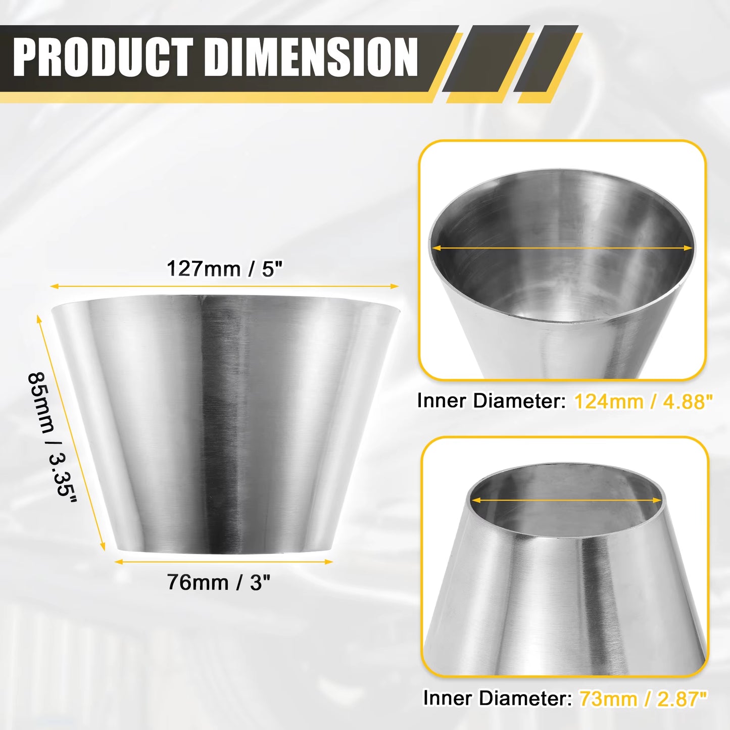 Mandrel Exhaust Pipe 304 Stainless Steel