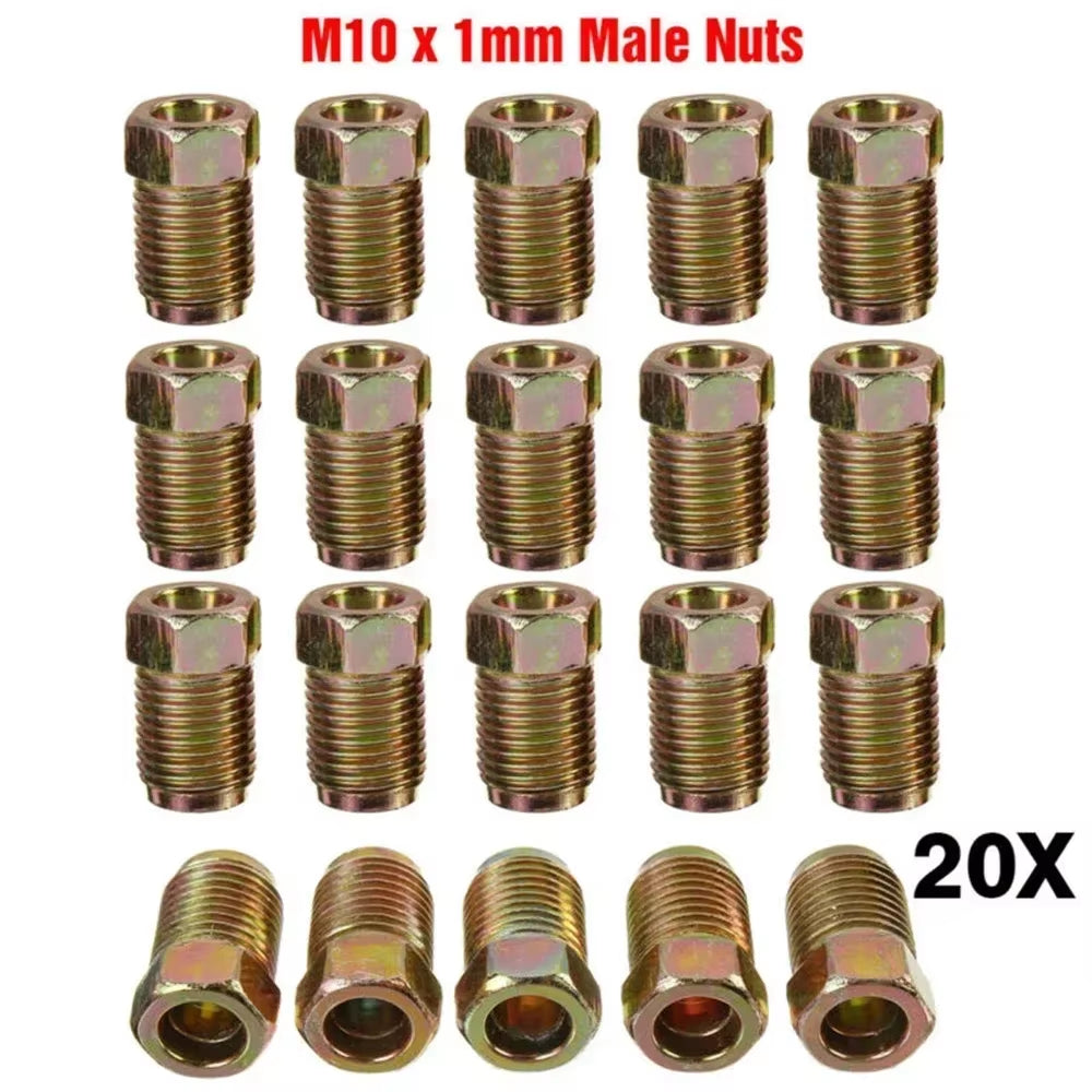 20pcs Car Brake Line Fittings 3/16"