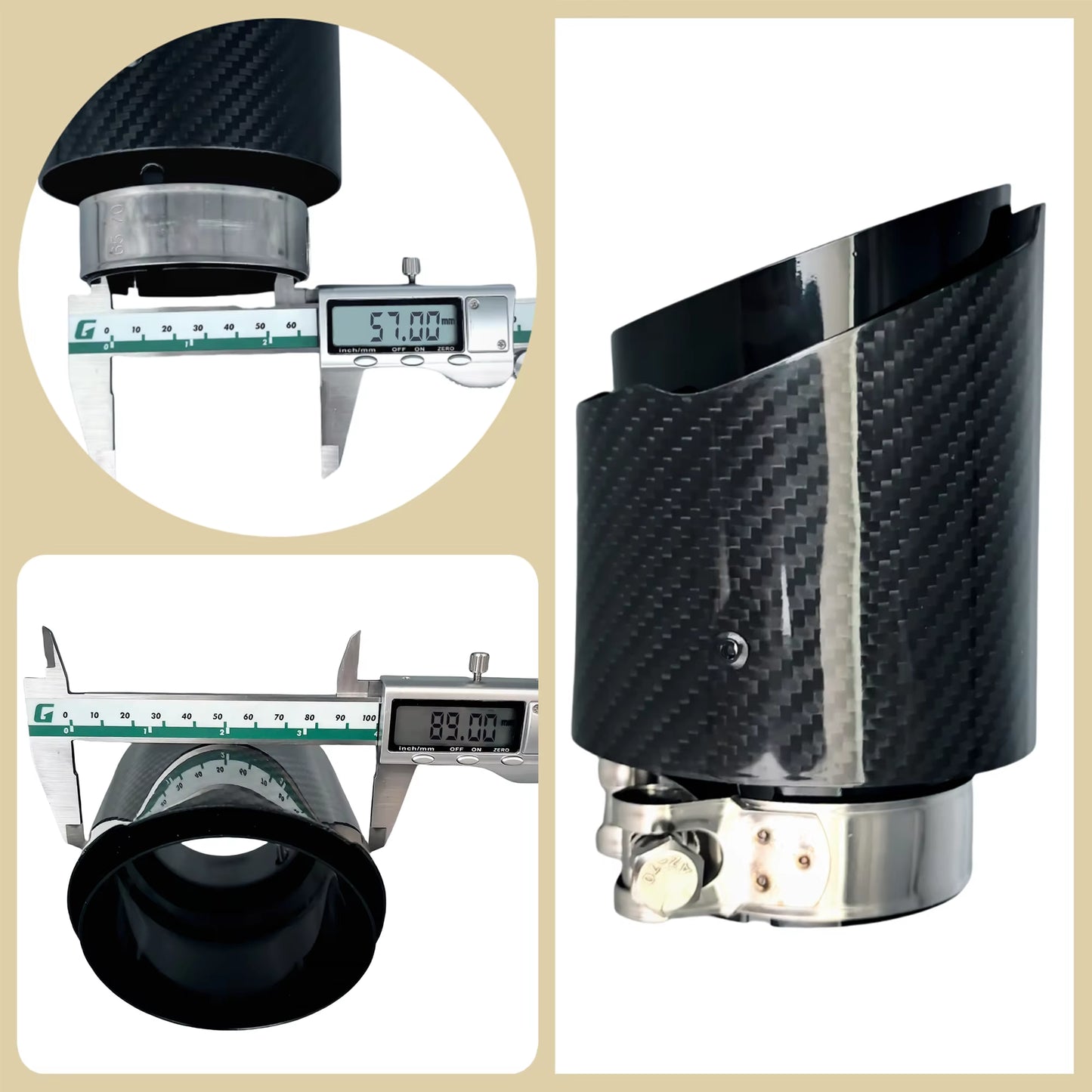 Carbon Fibre Exhaust Tip