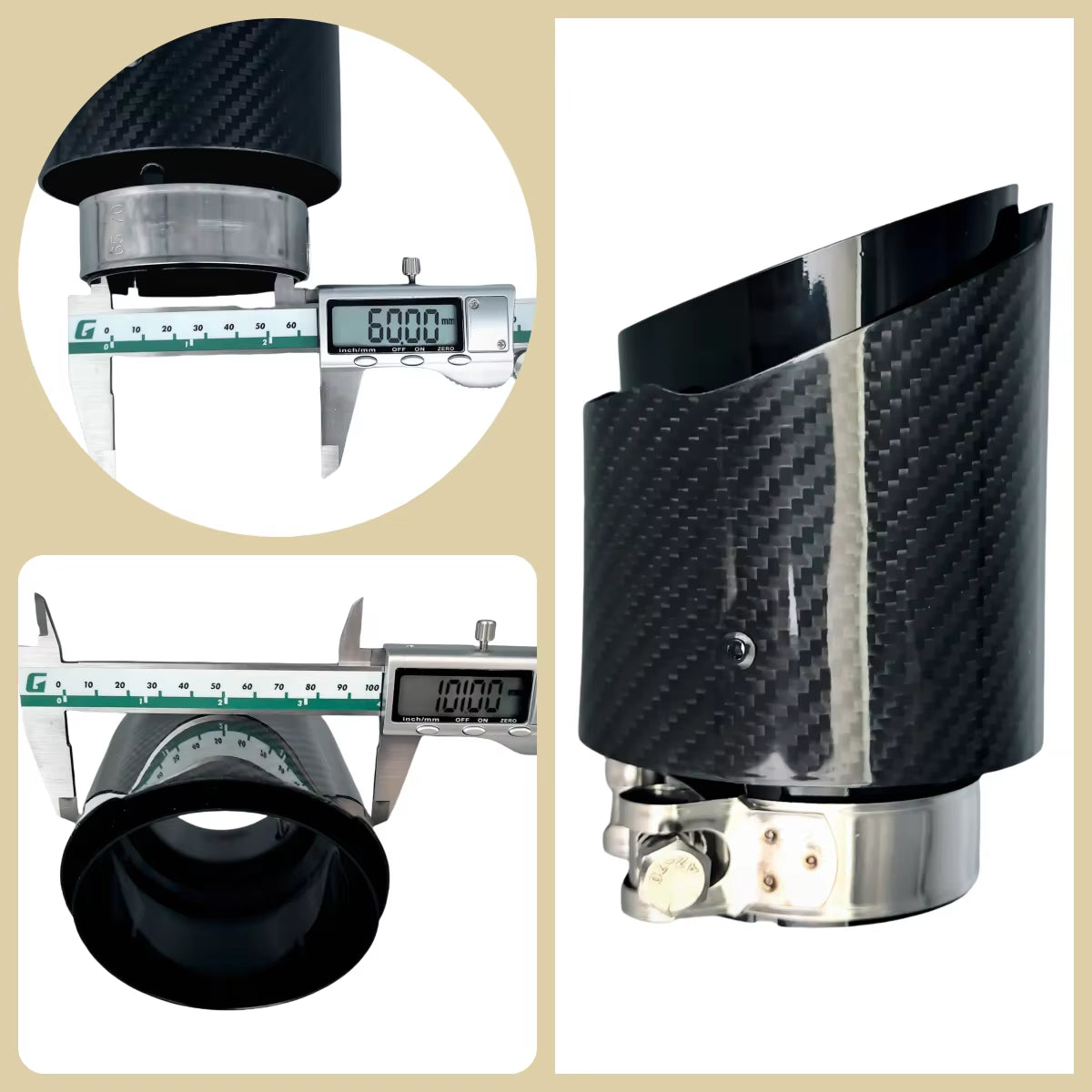 Carbon Fibre Exhaust Tip