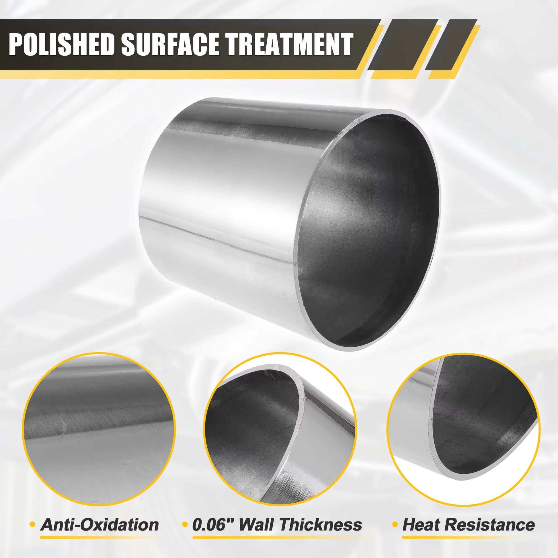 Mandrel Exhaust Pipe 304 Stainless Steel 