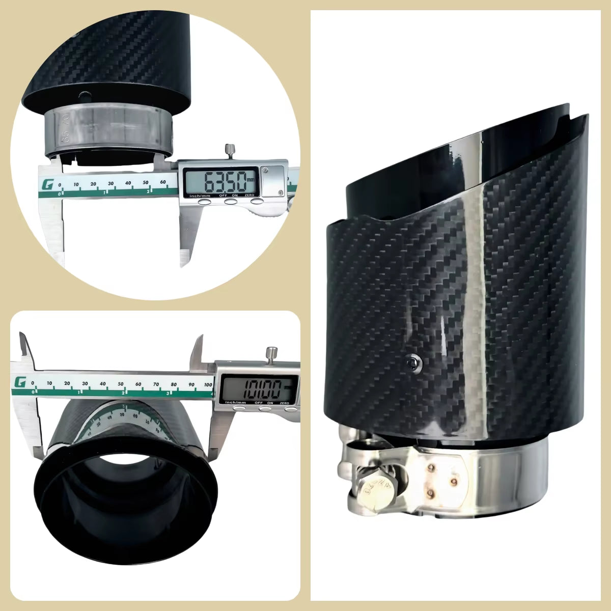 Carbon Fibre Exhaust Tip