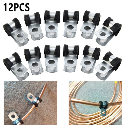 Metal P Clips Rubber
