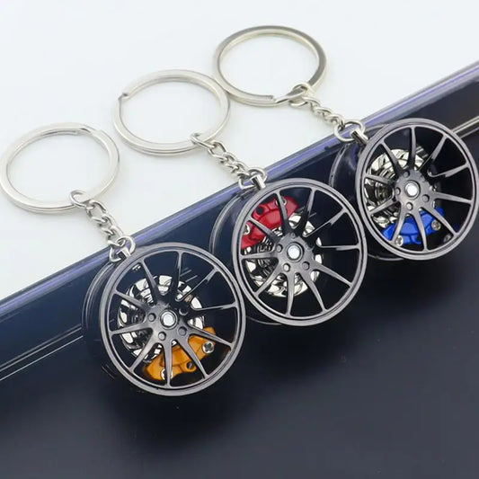 Wheel Hub Car Key Chain