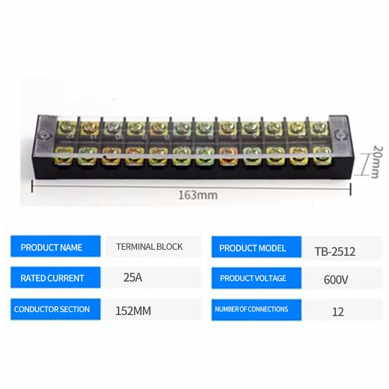 Dual Row Barrier Screw Terminal