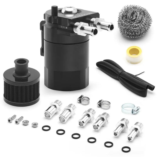  Universal Oil Catch Can Kit With adapter