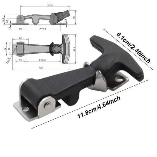 Rubber Hood Catch With Bracket 