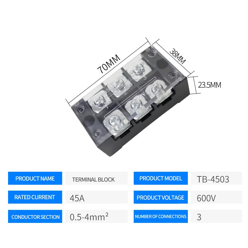 Dual Row Barrier Screw Terminal