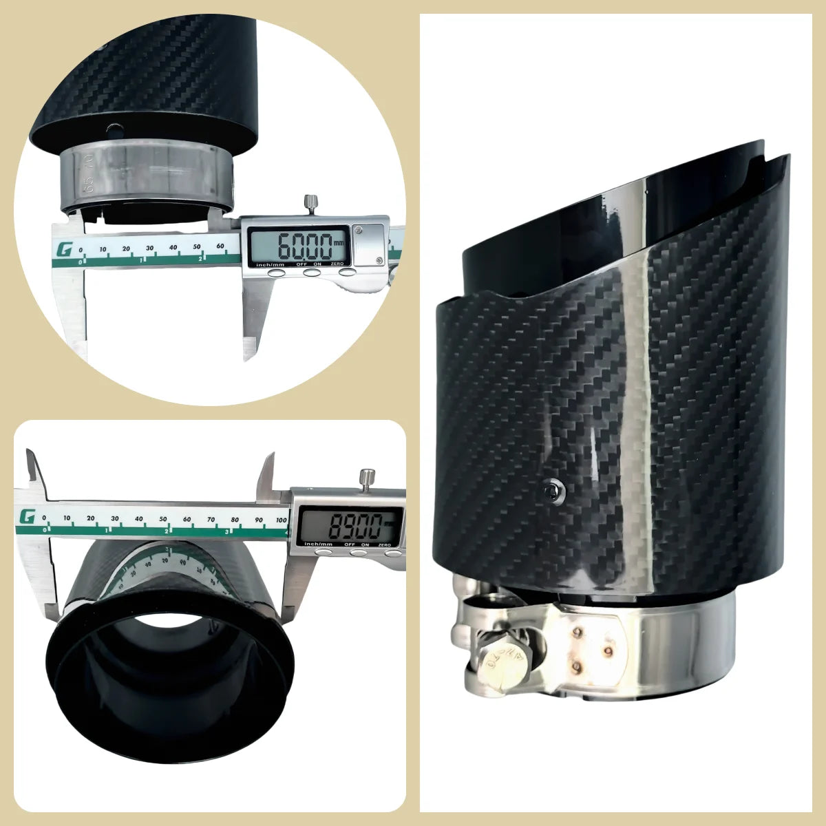 Carbon Fibre Exhaust Tip