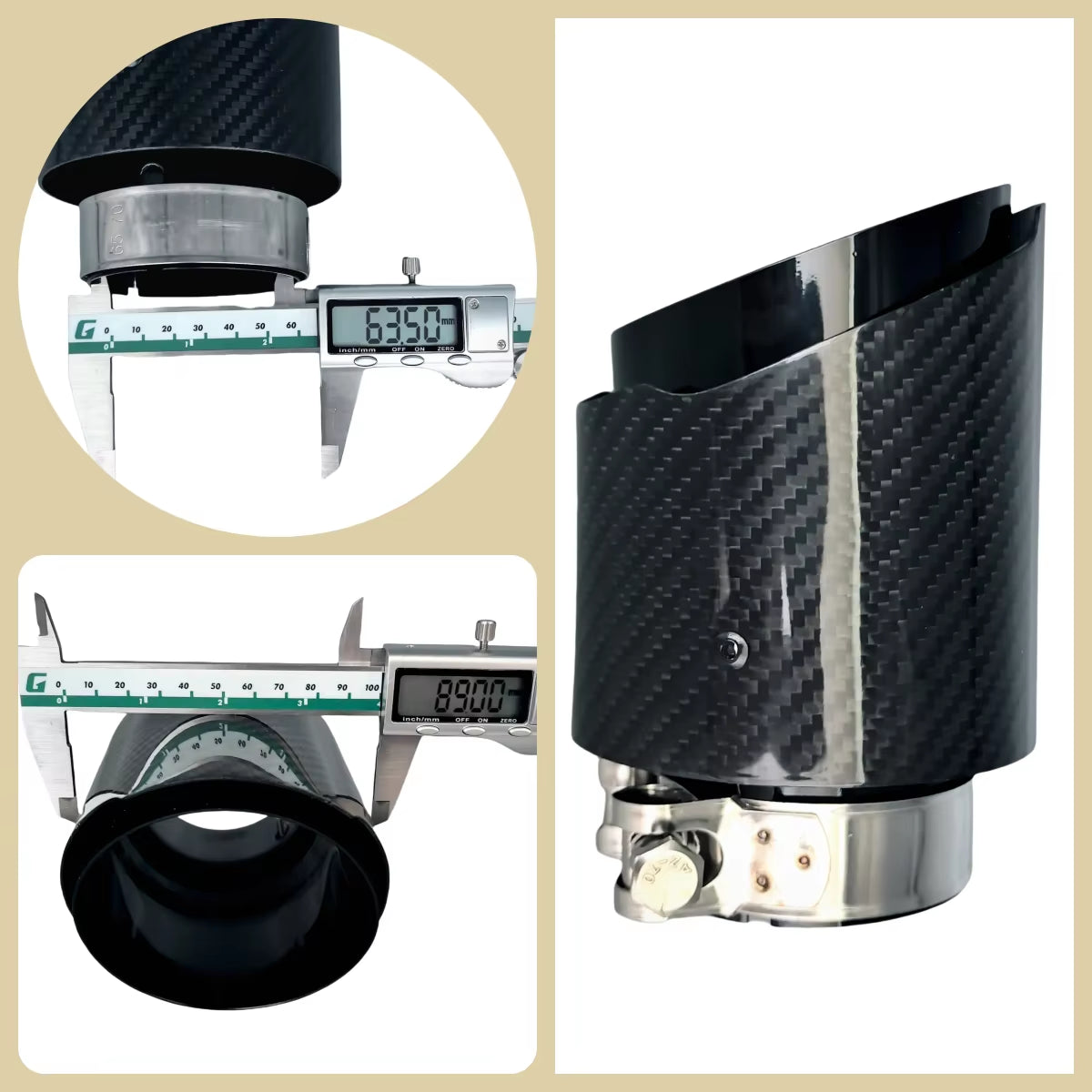 Carbon Fibre Exhaust Tip
